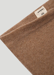 Light brown melange knitted legging shorts with cashmere addition KATSURINA + JUL