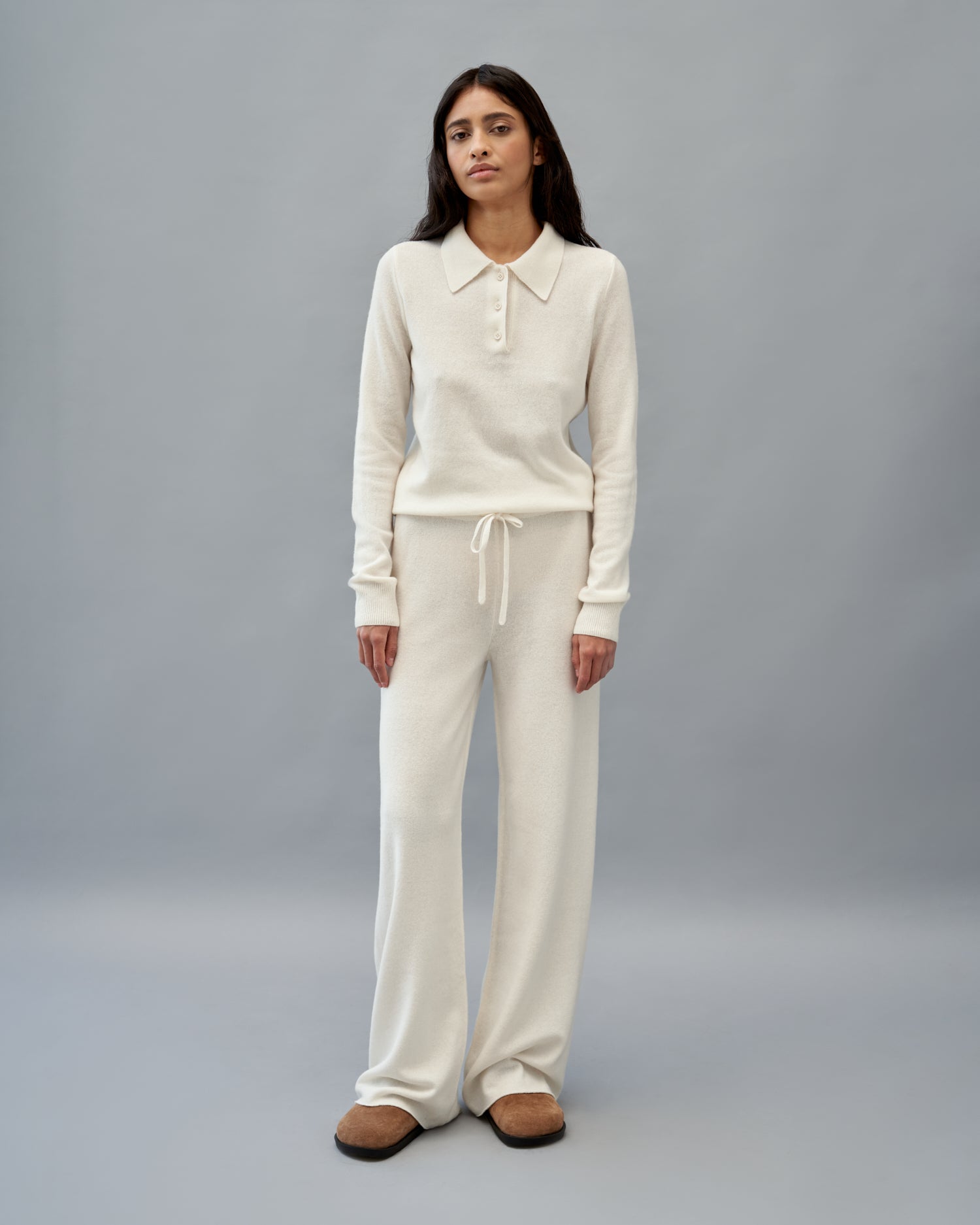 Milk knitted pants with cashmere addition KATSURINA + JUL