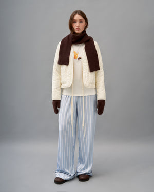 Angora brown scarf KATSURINA + JUL