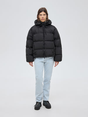 Aeris black down jacket