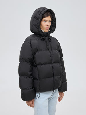 Aeris black down jacket