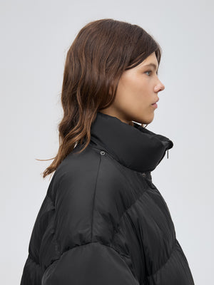 Cocoon black down jacket