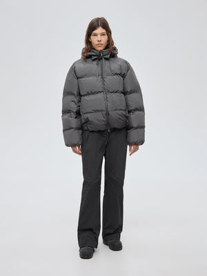 Aeris grey down jacket