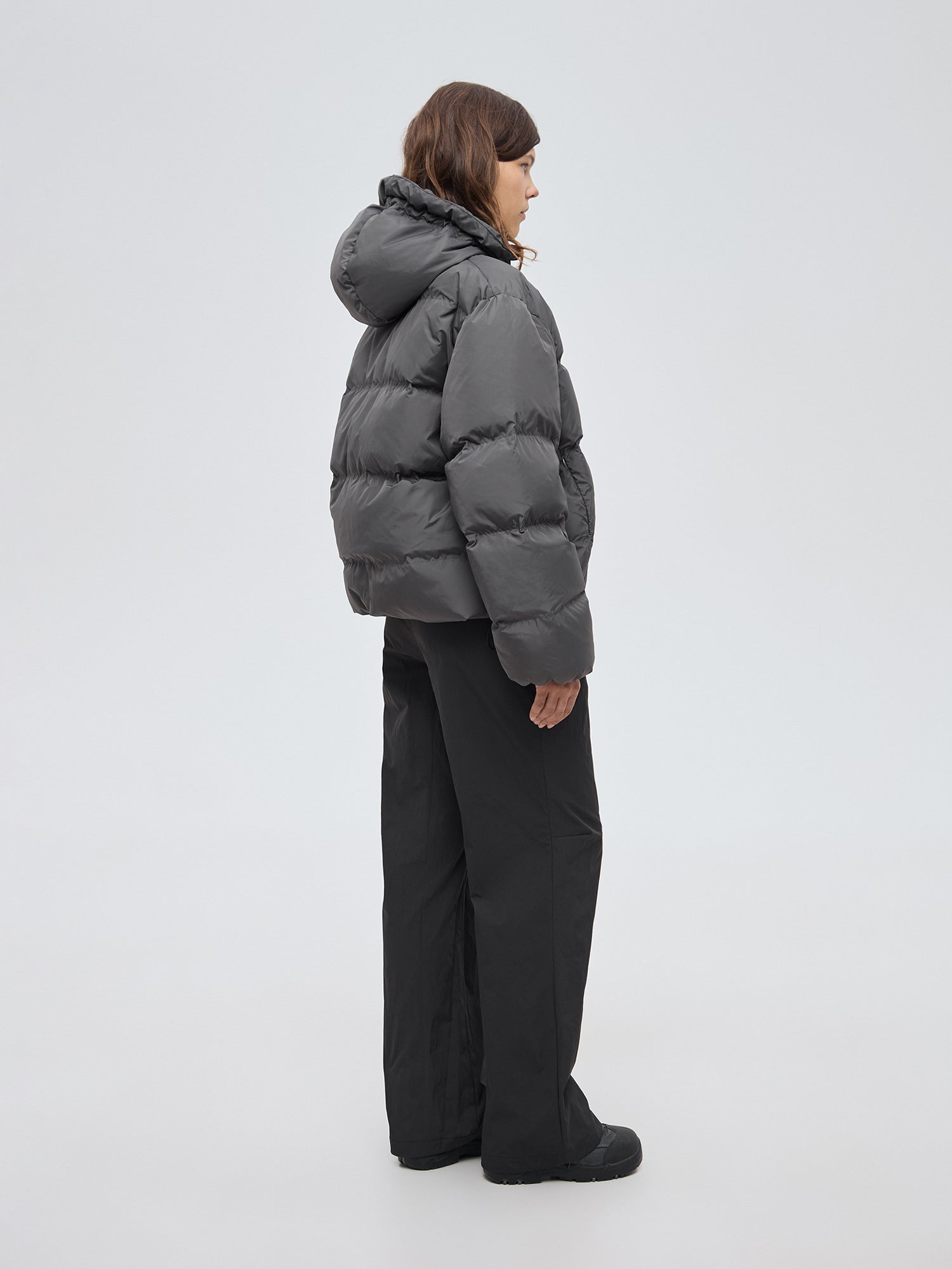 Aeris grey down jacket