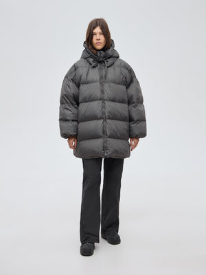 Cocoon grey down jacket