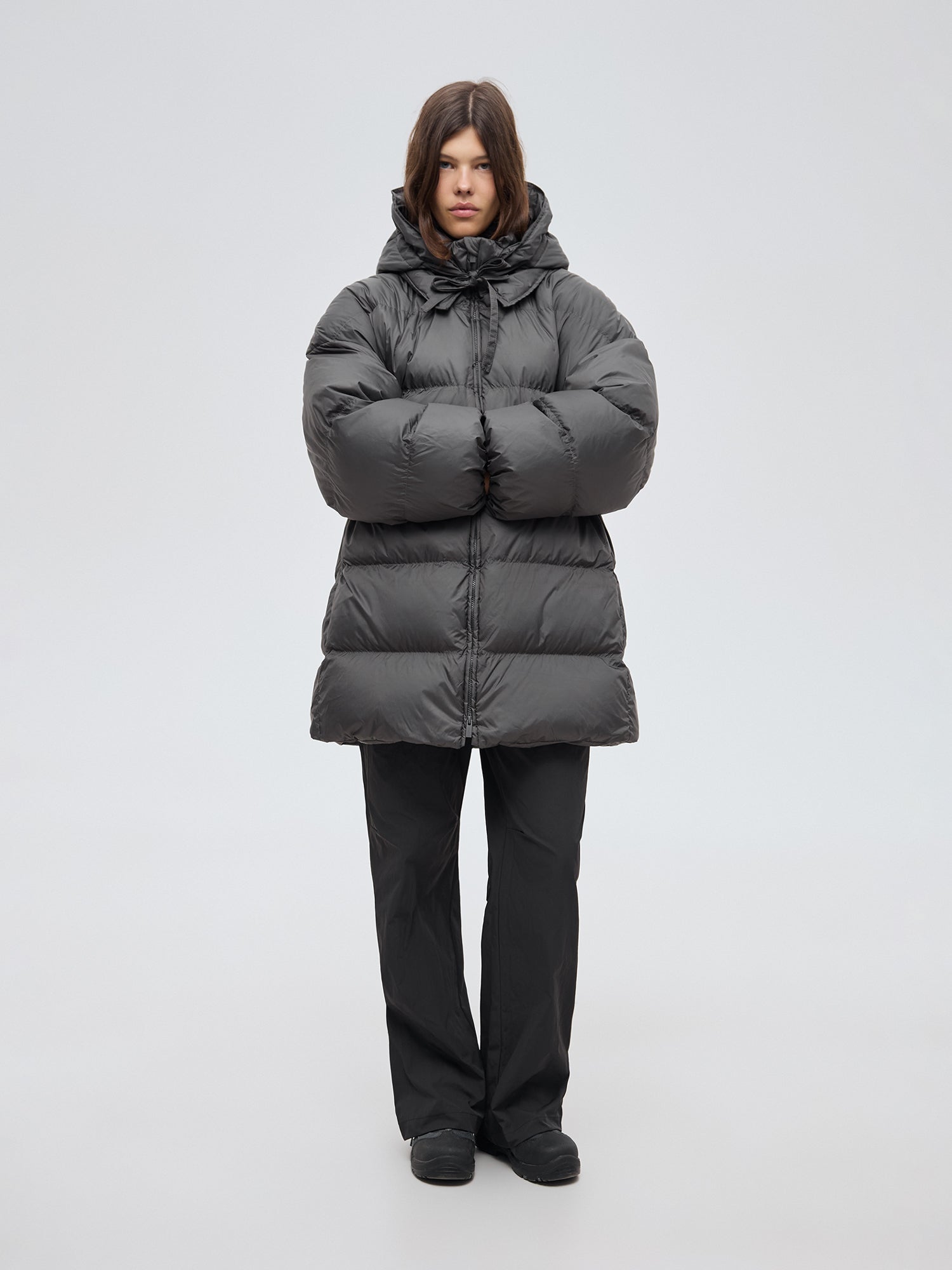 Cocoon grey down jacket