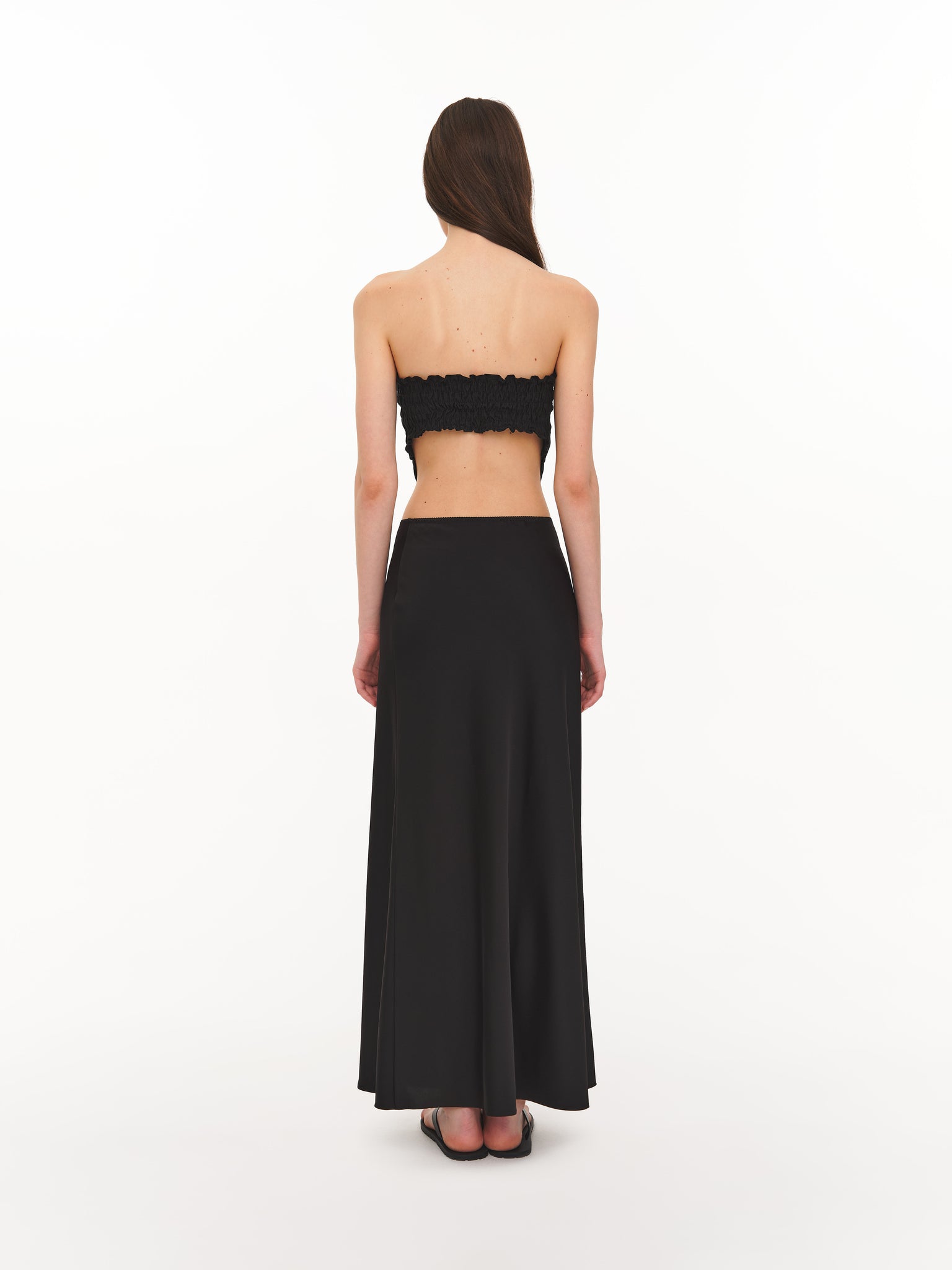 Black maxi skirt