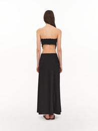 Black maxi skirt