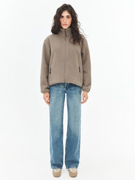 Khaki Fleece Jacket