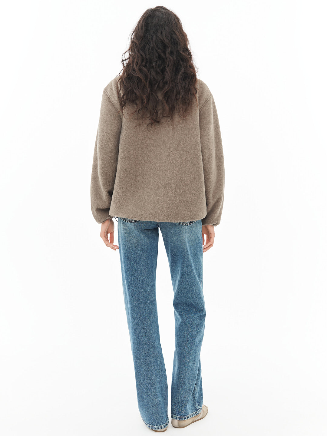 Khaki Fleece Jacket