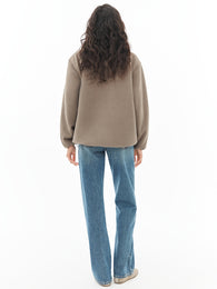 Khaki Fleece Jacket