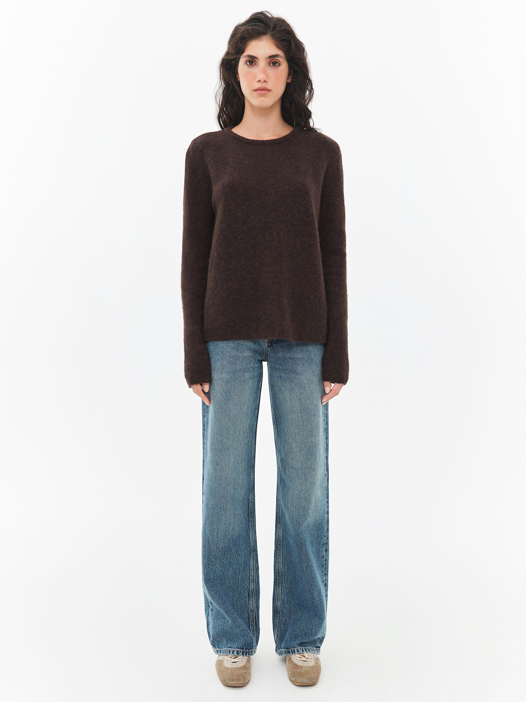 Oversized Sweater in Dark Brown