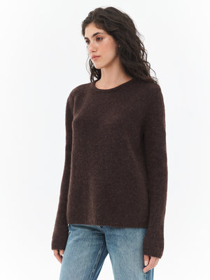 Oversized Sweater in Dark Brown