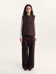 Vest in Deep Fig '26