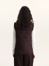 Vest in Deep Fig '26
