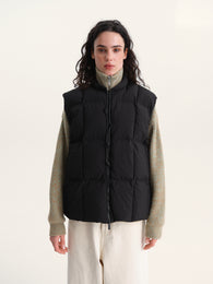 Down Vest in Black