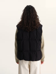 Down Vest in Black