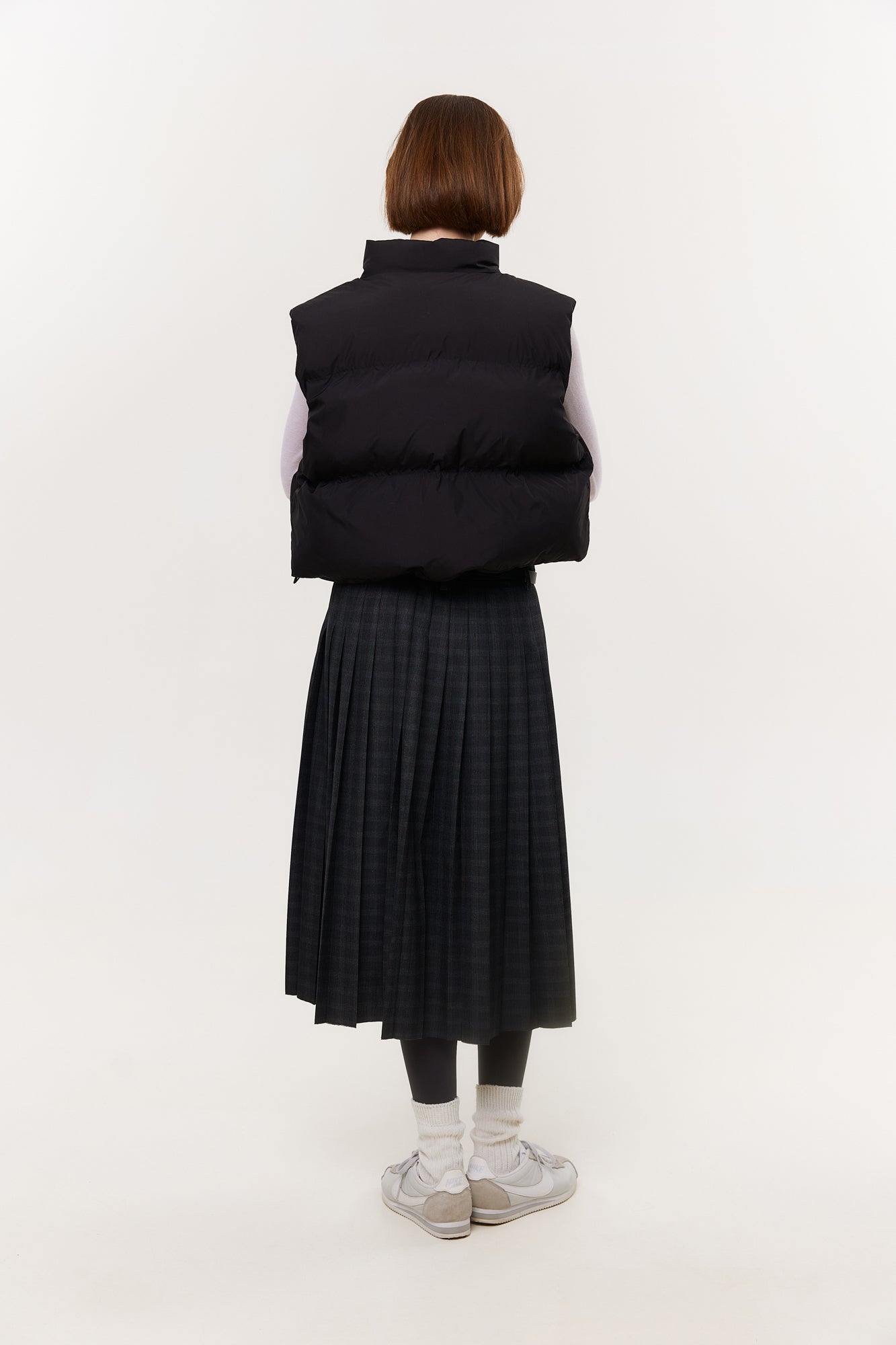 Short down vest SS23 black