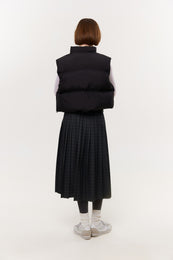 Short down vest SS23 black