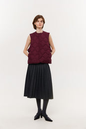 Liner vest SS23 burgundy