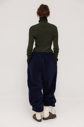 Navy blue pants Teddy FW22